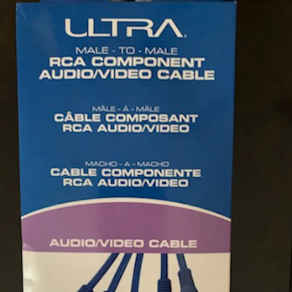 ULTRA - Male to Male RCA Component Audio/Video Cable 9FT.